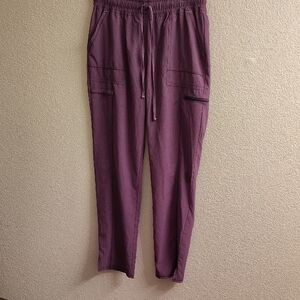 Scrubstar Men's Cargo Pants in Purple A25
